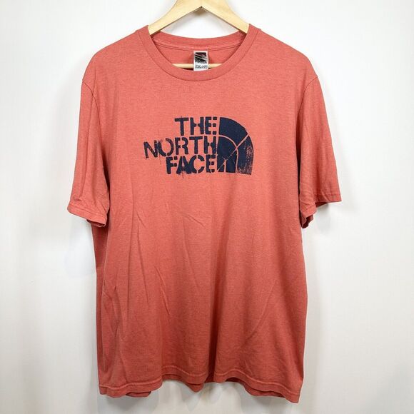The North Face Shirt Adult Men’s Extra Large Salmon Red Orange Outdoor Gorpcore - Picture 1 of 11